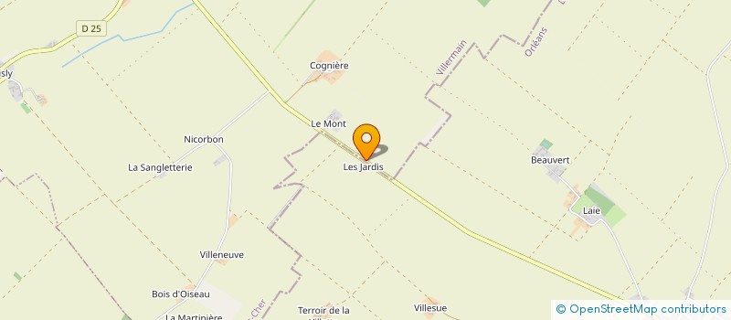 localisation de l'entreprise MONSIEUR JEREMY GUERIN  VILLERMAIN