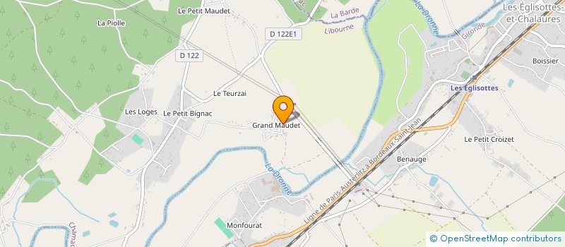 localisation de l'entreprise MONSIEUR JEREMY GUERIN  CHAMADELLE