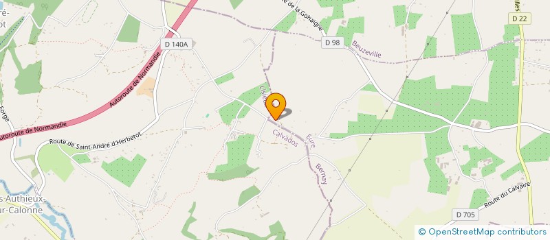 localisation de l'entreprise MONSIEUR JEREMY GUESNET  LA LANDE-SAINT-LEGER