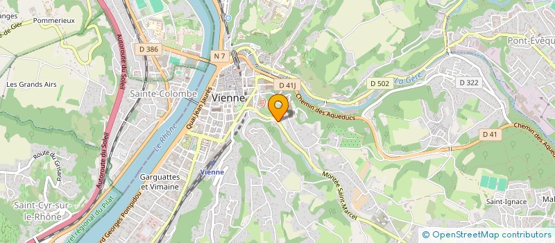 localisation de l'entreprise MONSIEUR JEREMY GUICHARD  VIENNE