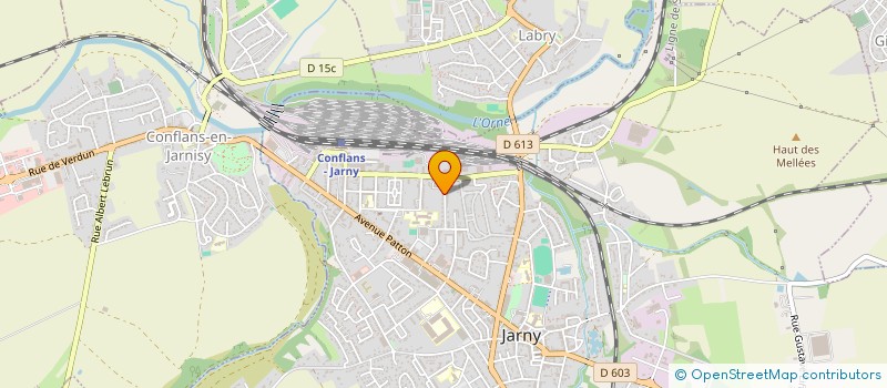 localisation de l'entreprise MONSIEUR JEREMY GUILLEMART  JARNY