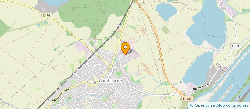 localisation de l'entreprise MONSIEUR JEREMY GUISON  GAMBSHEIM