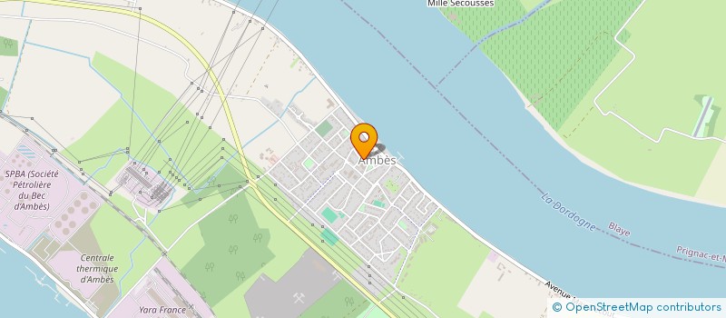 localisation de l'entreprise MONSIEUR JEREMY GUIZZO  AMBES