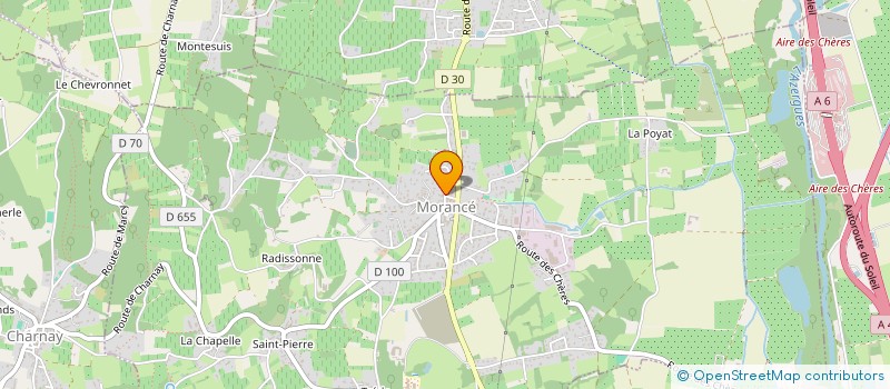 localisation de l'entreprise MONSIEUR JEREMY GUYENOT  MORANCE