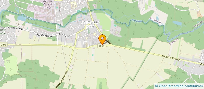 localisation de l'entreprise MONSIEUR JEREMY GUYMARD  BOURAY-SUR-JUINE