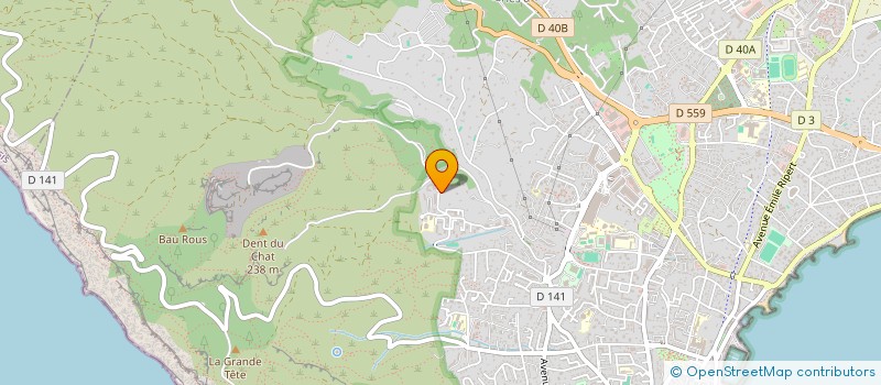 localisation de l'entreprise MONSIEUR JEREMY GUYOMARD  LA CIOTAT