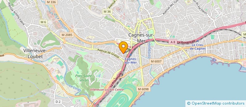 localisation de l'entreprise MONSIEUR JEREMY GUYON à CAGNES-SUR-MER