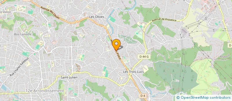 localisation de l'entreprise MONSIEUR JEREMY GYS à MARSEILLE