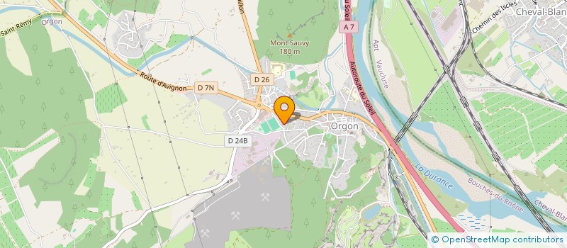 localisation de l'entreprise MONSIEUR JEREMY HAAS  ORGON