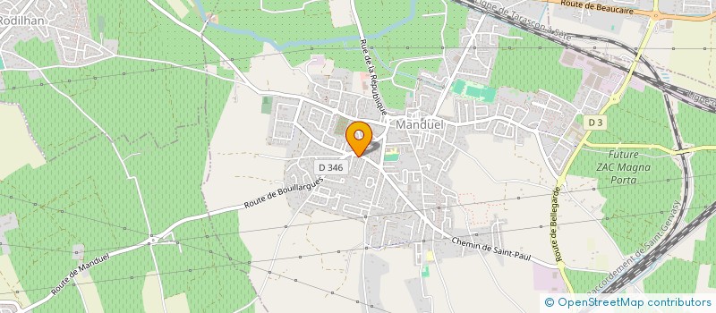 localisation de l'entreprise MONSIEUR JEREMY HAGNERE  MANDUEL