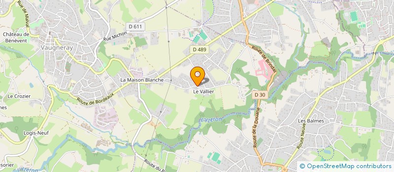 localisation de l'entreprise MONSIEUR JEREMY HAMACHE  VAUGNERAY