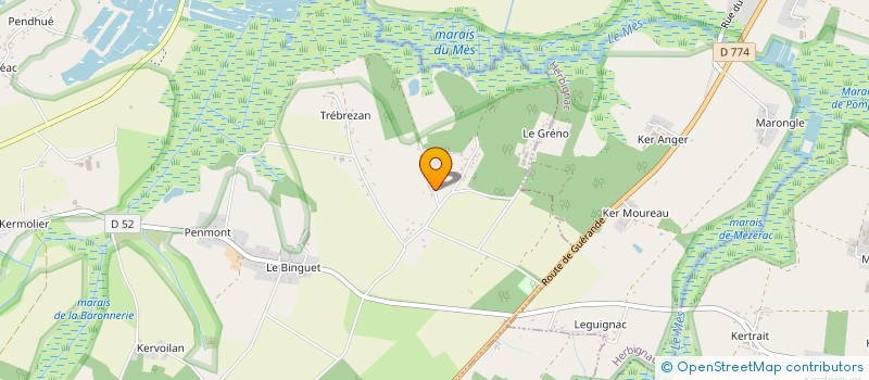 localisation de l'entreprise MONSIEUR JEREMY HAMON  SAINT-MOLF