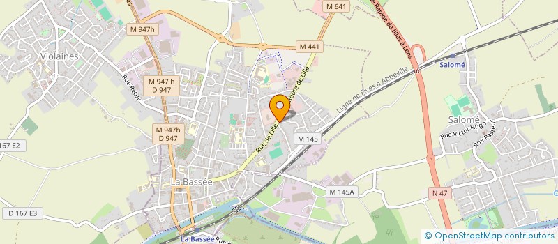 localisation de l'entreprise MONSIEUR JEREMY HANICOT  LA BASSEE