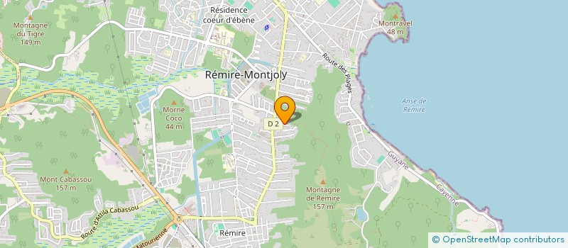 localisation de l'entreprise MONSIEUR JEREMY HARROUS  REMIRE-MONTJOLY