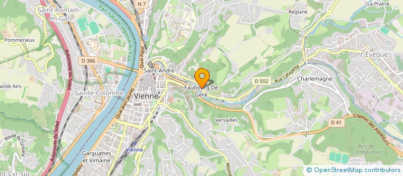 localisation de l'entreprise MONSIEUR JEREMY HARTVICK  VIENNE