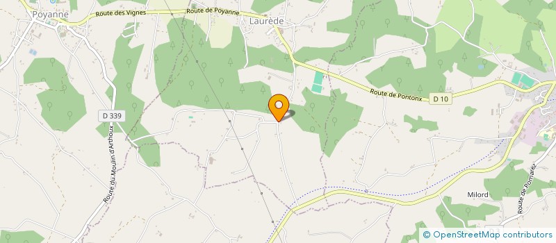 localisation de l'entreprise MONSIEUR JEREMY HENNION  LAUREDE