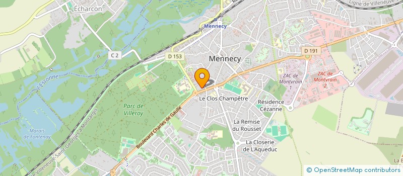 localisation de l'entreprise MONSIEUR JEREMY HENRIQUES à MENNECY