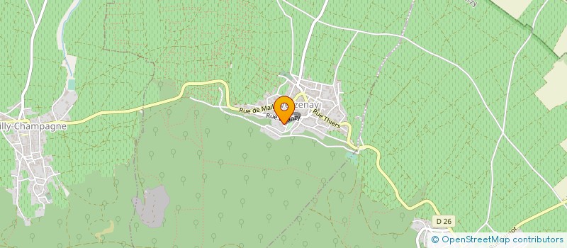 localisation de l'entreprise MONSIEUR JEREMY HENROT  VERZENAY