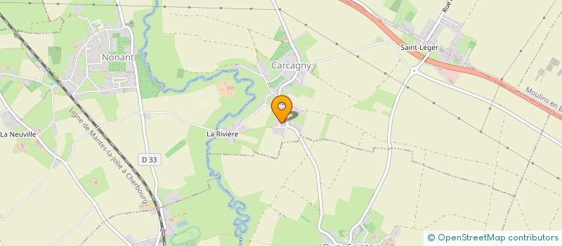 localisation de l'entreprise MONSIEUR JEREMY HERINNE  CARCAGNY