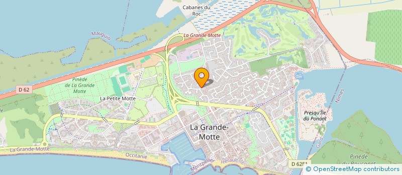 localisation de l'entreprise MONSIEUR JEREMY HERNANDEZ  LA GRANDE-MOTTE