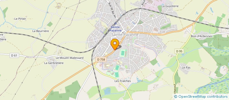 localisation de l'entreprise MONSIEUR JEREMY HERNOT  LA ROCHE-MAURICE