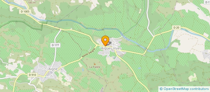 localisation de l'entreprise MONSIEUR JEREMY HERVAS  AIGUES-VIVES