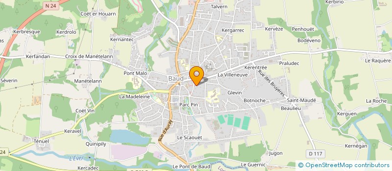 localisation de l'entreprise MONSIEUR JEREMY HERVE  BAUD