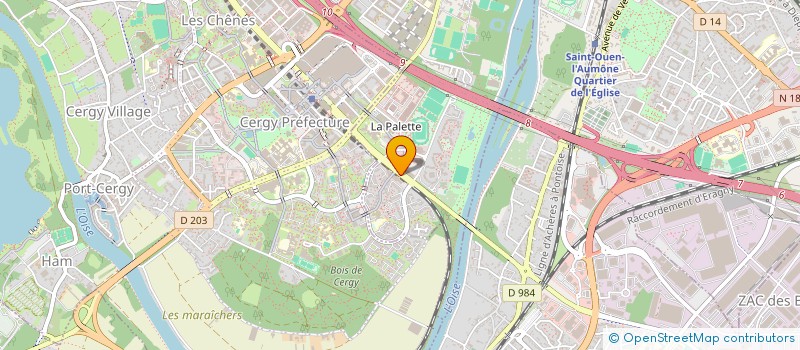 localisation de l'entreprise MONSIEUR JEREMY HERVELIN à CERGY