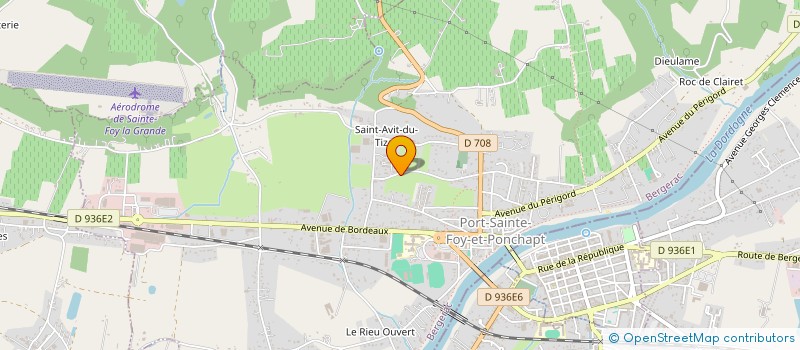 localisation de l'entreprise MONSIEUR JEREMY HIDOUX à PORT-SAINTE-FOY-ET-PONCHAPT