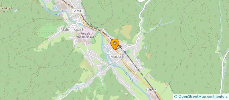 localisation de l'entreprise MONSIEUR JEREMY HILDENBRAND  MOOSCH