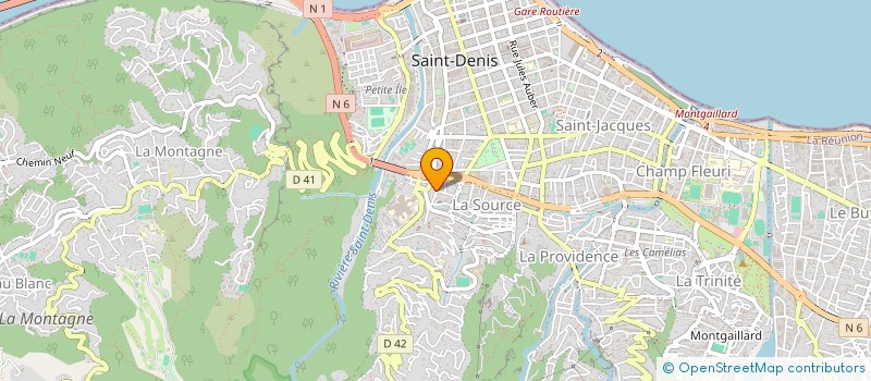 localisation de l'entreprise MONSIEUR JEREMY HOAREAU  SAINT-DENIS