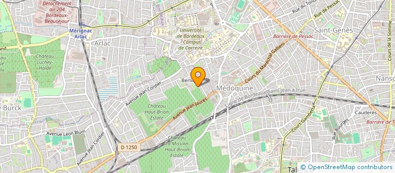 localisation de l'entreprise MONSIEUR JEREMY HOGAN à PESSAC