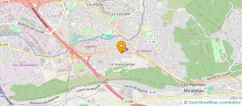 localisation de l'entreprise MONSIEUR JEREMY HORS à LES PENNES-MIRABEAU
