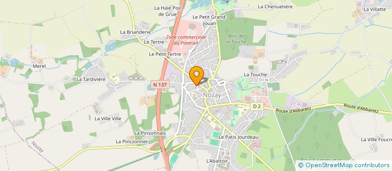 localisation de l'entreprise MONSIEUR JEREMY HOUOT  NOZAY