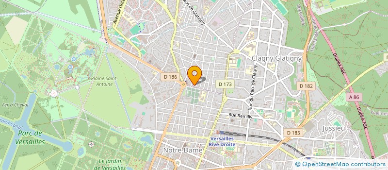 localisation de l'entreprise MONSIEUR JEREMY HOYAU  LE CHESNAY-ROCQUENCOURT