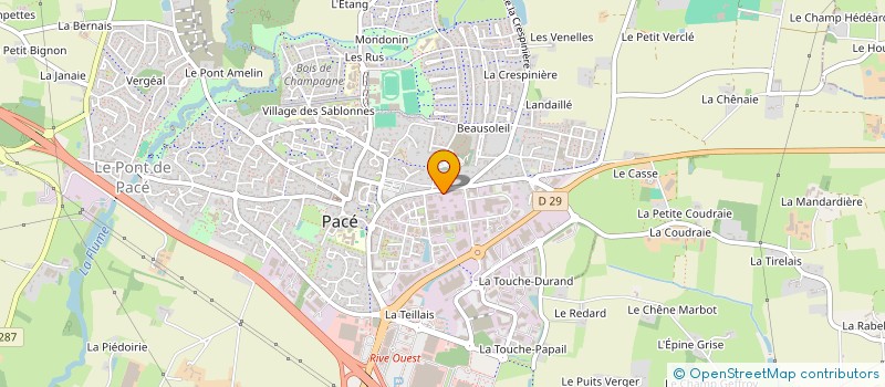 localisation de l'entreprise MONSIEUR JEREMY HUCHET à PACE