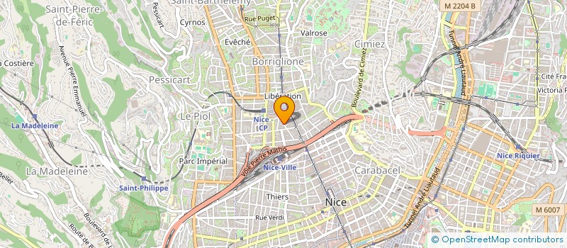 localisation de l'entreprise MONSIEUR JEREMY JACQUET  NICE