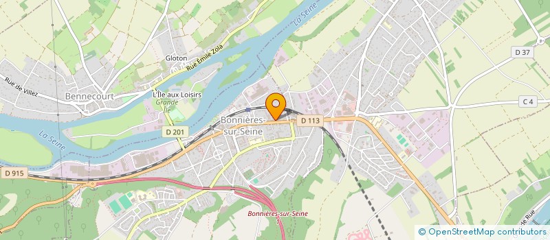 localisation de l'entreprise MONSIEUR JEREMY JANAS  BONNIERES-SUR-SEINE