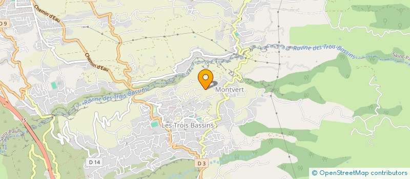 localisation de l'entreprise MONSIEUR JEREMY JAVEGNY  LES TROIS BASSINS