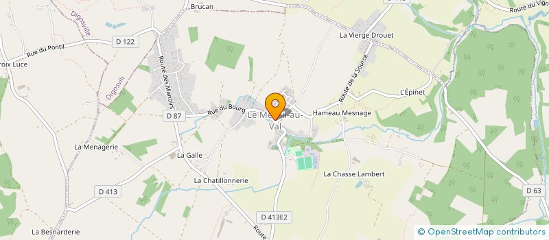 localisation de l'entreprise MONSIEUR JEREMY JEANNE  LE MESNIL-AU-VAL