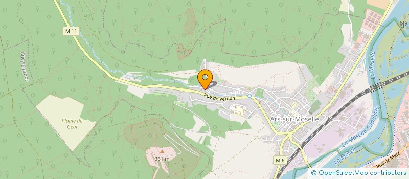 localisation de l'entreprise MONSIEUR JEREMY JOCHUM  ARS-SUR-MOSELLE