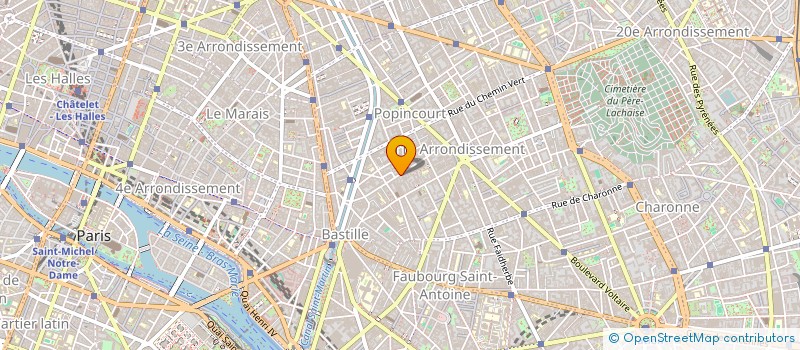 localisation de l'entreprise MONSIEUR JEREMY JOSSELIN  PARIS