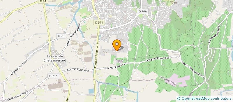 localisation de l'entreprise MONSIEUR JEREMY JOUAN  CHATEAURENARD