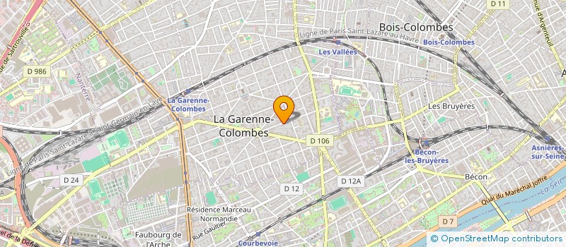 localisation de l'entreprise MONSIEUR JEREMY JOUSSOT à LA GARENNE-COLOMBES