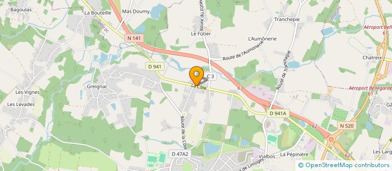 localisation de l'entreprise MONSIEUR JEREMY JULIEN à VERNEUIL-SUR-VIENNE