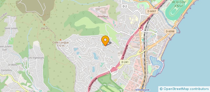 localisation de l'entreprise MONSIEUR JEREMY JUNAC  VILLENEUVE-LOUBET