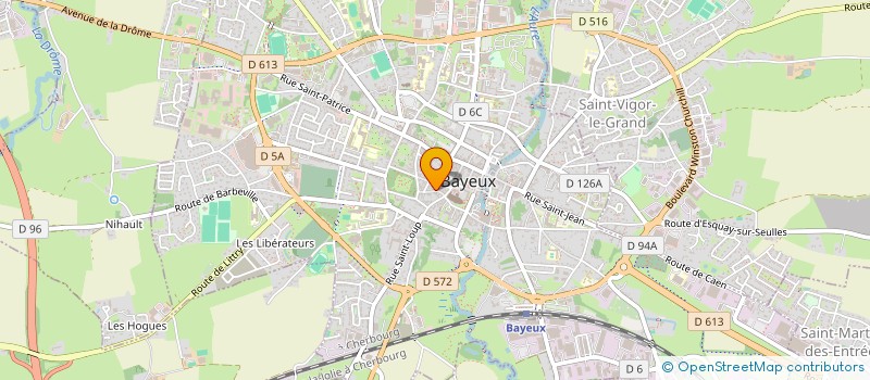 localisation de l'entreprise MONSIEUR JEREMY KENDRICK  BAYEUX