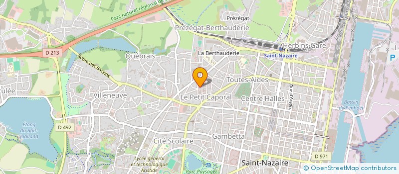 localisation de l'entreprise MONSIEUR JEREMY KJETSA  SAINT-NAZAIRE