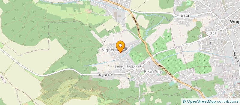 localisation de l'entreprise MONSIEUR JEREMY KLEIN  LORRY-LES-METZ