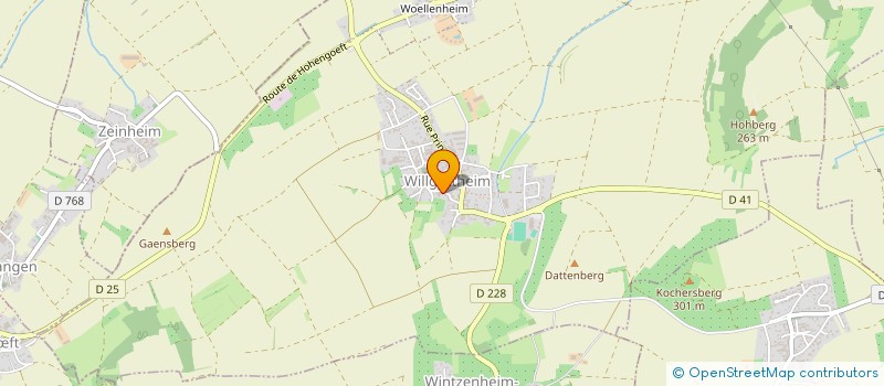 localisation de l'entreprise MONSIEUR JEREMY KLEIN  WILLGOTTHEIM